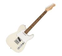 Squier by Fender Affinity Series Telecaster, Electric Guitar, Indian Laurel fingerboard, Olympic White, Comes with Free Virtual Lessons