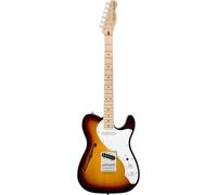 Squier - Affinity Telecaster Thinline - 3-Colour Sunburst with Maple F