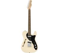Squier - Affinity Telecaster Thinline - Olympic White with Maple Finge