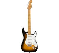 Squier by Fender Classic Vibe '50s Stratocaster Guitar, 2-Color Sunburst | Beginner electric guitar, vintage '50s Strat tone, alnico pickups, gloss finish, 2-color sunburst