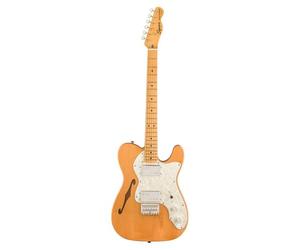 Squier by Fender Classic Vibe 70s Tele Thinline Semi-Hollow, Natural | Semi-hollow electric guitar, 70s-inspired, natural finish, vintage pickups, thinline body, beginner & intermediate players