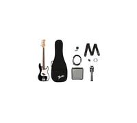 Squier by Fender Debut Collection Precision Bass Electric Guitar Pack. Includes Rumble 15 Amp, Gig Bag, Strap, Cable, Picks, Tuner, Stand, Extra Strings + 3 month Subscription to Fender Play