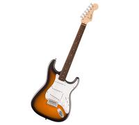 Squier by Fender Debut Collection Stratocaster Electric Guitar, Laurel Fingerboard, White Pickguard, 2-Colour Sunburst