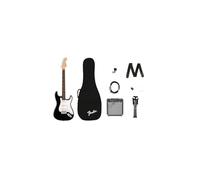 Squier by Fender Debut Collection Stratocaster Electric Guitar Pack. Includes Frontman 10G Amp, Gig Bag, Strap, Cable, Picks, Tuner, Stand, Extra Strings + 3 month Subscription to Fender Play