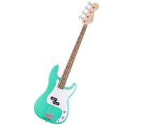 Squier by Fender Debut Precision Bass Guitar, Beginner, Sea Foam Green | Starter electric bass guitar, free lessons included, 2-year warranty, satin urethane finish, ideal for beginners