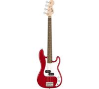 Squier by Fender Electric Mini Precision Bass Guitar, Dakota Red, Comes with Free Virtual Lessons