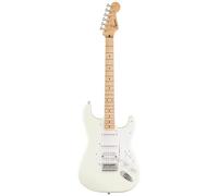 Squier by Fender Limited Edition Sonic® Stratocaster® Electric Guitar HSS, Maple Fingerboard, White Pickguard, Arctic White