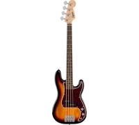 Squier by Fender Mini Precision Bass Guitar, 3-Colour Sunburst, Short Scale | Short scale beginner bass guitar, ideal for kids & smaller players, classic P Bass tone, lightweight body, 28.6" scale length
