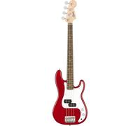 Squier by Fender Mini Precision Bass Guitar, Short Scale Beginner Bass for Kids or Travel, Comes with Free Virtual Lessons, Dakota Red