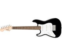 Squier by Fender Mini Stratocaster Left-Handed Kids Electric Guitar, Black