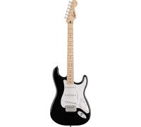 Squier by Fender Sonic Stratocaster Beginner Electric Guitar, Black | Easy-to-play neck, free virtual lessons included, starter electric guitar, Squier Stratocaster, ideal for beginners