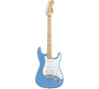 Squier by Fender Limited Edition Sonic® Stratocaster® Electric Guitar HSS, Maple Fingerboard, White Pickguard, California Blue