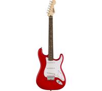 Squier by Fender Sonic Stratocaster HT Electric Guitar, Laurel Fingerboard, White Pickguard, Torino Red, Comes with Free Virtual Lessons