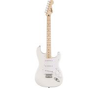 Squier by Fender Sonic Stratocaster HT Electric Guitar, Maple Fingerboard, White Pickguard, Arctic White, Comes with Free Virtual Lessons