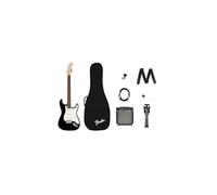 Squier by Fender Stratocaster Electric Guitar Beginner Starter Pack, Laurel Fingerboard, Includes Frontman 10G Guitar Amp, Padded Gig Bag, Cable, Strap & Strings