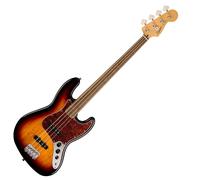 Squier Classic Vibe 60s Jazz Fretless Bass LRL 3-Tone Sunburst