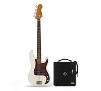 Squier Classic Vibe 60s Precision Bass LRL Olympic White & Eden Orbiter 8 Bass Combo Amp