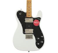 Squier Classic Vibe 70s Deluxe Telecaster Electric Guitar, with 2-Year Warranty, Olympic White, Maple Fingerboard