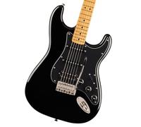 Squier Classic Vibe 70s Stratocaster Electric Guitar, with 2-Year Warranty, Black, Maple Fingerboard