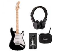 Squier Electric Guitar and Fender Mustang Micro Plus Pack