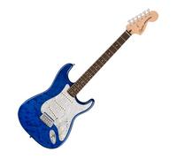 Squier FSR Affinity Series Stratocaster QMT, Sapphire Blue Transparent
