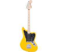 Squier FSR Affinity Jaguar Electric Guitar Vintage Tremolo Short Scale Body (Right Handed, Graffiti Yellow)