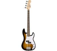 Squier Mini Precision Bass Guitar, with 2-Year Warranty, 2-Color Sunburst, Laurel Fingerboard