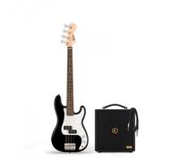Squier Mini Precision Bass LRL Black & Eden Orbiter 8 Bass Combo Amp