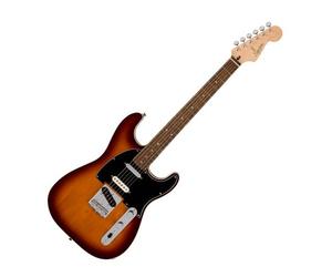 Squier - Paranormal Custom Nashville Strat - Chocolate 2-Colour Sunburst, SSS,