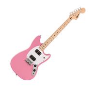 Squier Sonic Mustang HH, Maple Fingerboard, White Pickguard, Flash Pin