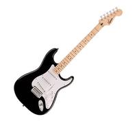 Squier Sonic Stratocaster, Maple Fingerboard, White Pickguard, Black