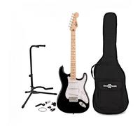 Squier Sonic Stratocaster MN Black w/ Gig bag & Accesory pack