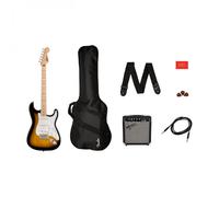 Squier Sonic Stratocaster Pack, Maple Fingerboard, 2-Colour Sunburst,