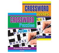 Squiggle Martello P2164 A4 Crossword Puzzle Books, Set of 2