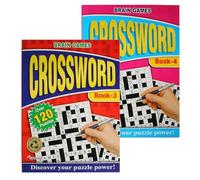 Squiggle Martello P2164 A4 Crossword Puzzle Books, Set of 2