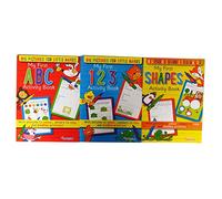 Squiggle My First Shapes, ABC and 123 Colour Activity Books, Each 32 pages
