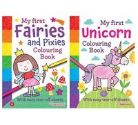 Squiggle P2251 My First Fairies, Pixies & Unicorn Colouring Books - Set of 2