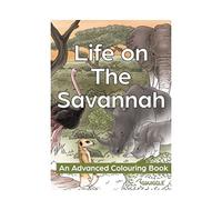Squiggle P2959 Advanced A4 Colouring Book - Life on The Savannah