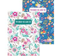 Squiggle Travel size Floral Word Search Books - Set of 2