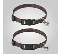 Squiggly Line Dog Collars Adjustable Collar for Female Dogs 2 Pack