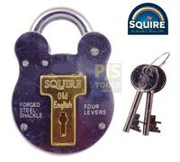 Squire Old English Padlock with Steel Case 51mm