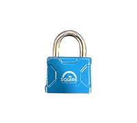 Squire 50 mm Brass Body Padlock with Protective Cover & Stainless Steel Shackle - Heavy-Duty Weatherproof Anti-Rust Security Lock