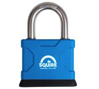 Squire 50mm Stainless Steel All Weather Shackle Padlock - Size: 5 x 5.8 x 2.5cm - Blue - Wilko
