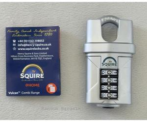 Squire 50mm High Security Closed Shackle Combination Padlock Vulcan Combi 50CS