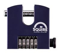 Squire Five Wheel Combination Block Lock 75Mm, Blue