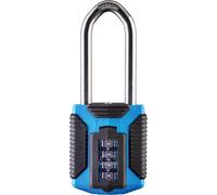 Squire All Weather Combination Padlock Marine Grade Long Shackle CP50/ATLS/2.5