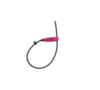 Squire Bike Locks STRAPLOK™ Combi 10 - Ultra-Lightweight Multi-Functional Zip-Tie Style Café Bike Lock with 10mm Stainless Steel Core, 450mm Length, 3-Wheel Recodable Combination - Pink