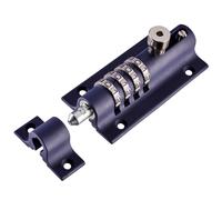 Squire Combi Bolt Door Lock (COMBI4) - 4 Wheel Combination Locking Bolt - Weatherproof Die Cast Body - Tamper Proof Slide Bolt - High Security Gate