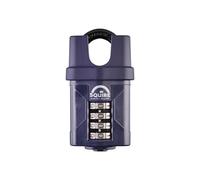 Squire Combi CP50CS Close Shackle 50mm Combination 4 Wheel All Weather Padlock