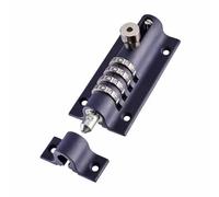 Squire Combination Sliding Lock Barrel Bolt Shed Gate Chrome Black 120mm COMBI4